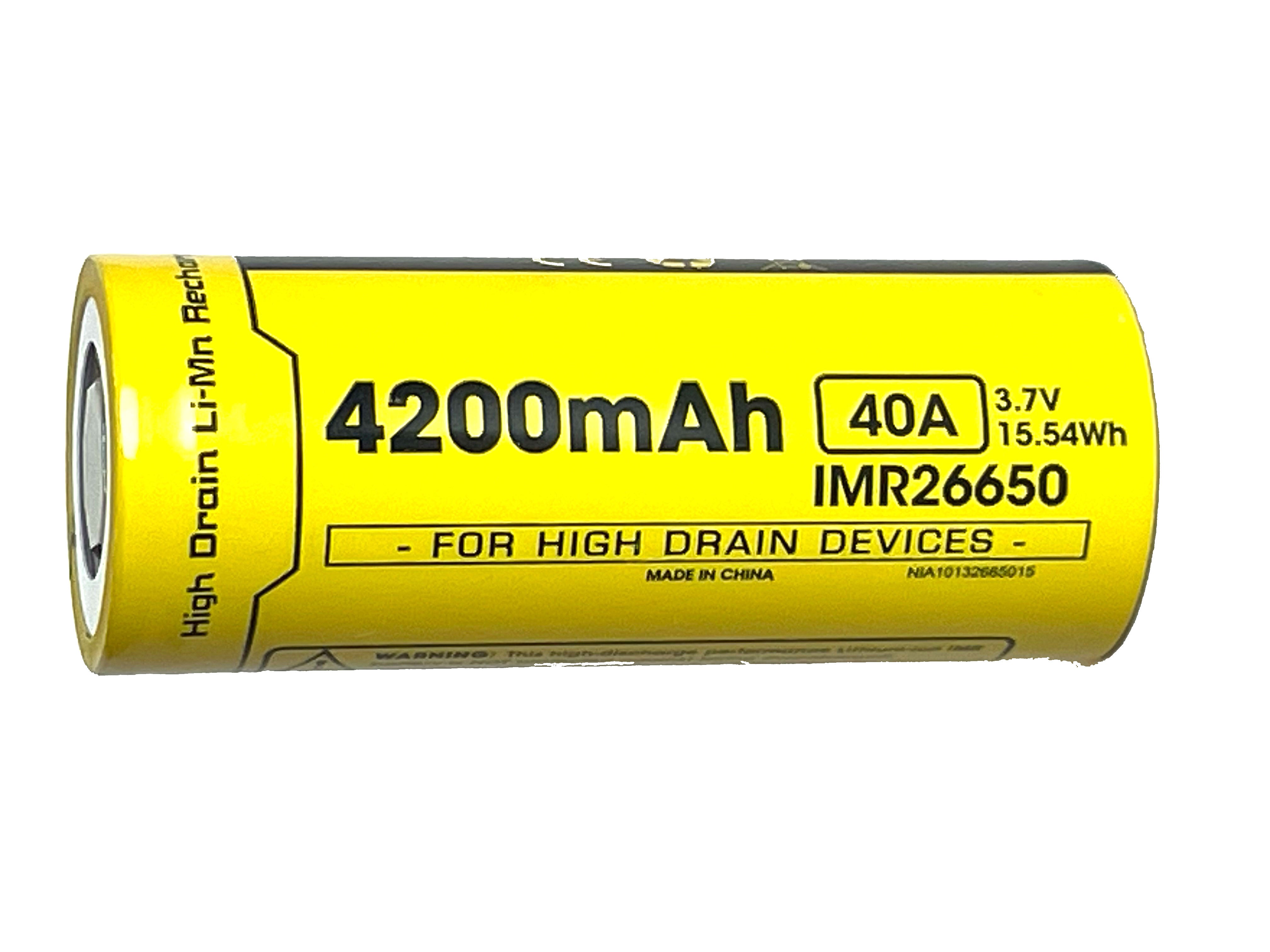 Nitecore 26650 Rechargeable Battery for InfiRay Outdoor/iRay Rico G LRF