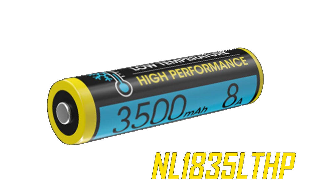 Nitecore 3500mAh Cold Weather -40F High Performance 18650 Battery