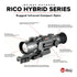 InfiRay Outdoor Rico Hybrid 640 50mm 3-24x Multi-Function Thermal Weapon Sight