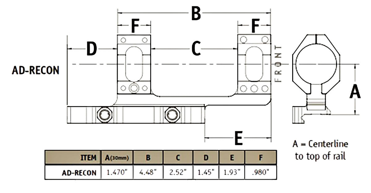 American Defense Mfg. Ad-Recon 30mm